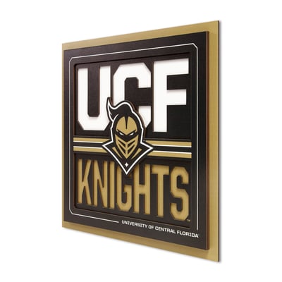 UCF Knights 12" x 12" Slogan Series 3D Wall Art