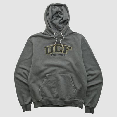 UCF Knights Champion 2000s Hooded Pullover Sweatshirt - Charcoal - XS by Fanatics Real Vintage