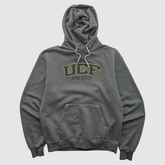 UCF Knights Champion 2000s Hooded Pullover Sweatshirt - Charcoal - XS by Fanatics Real Vintage