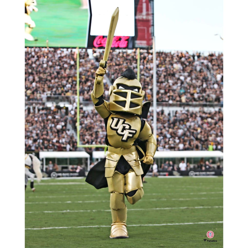 UCF Knights Fanatics Authentic Unsigned Knightro Running Photograph