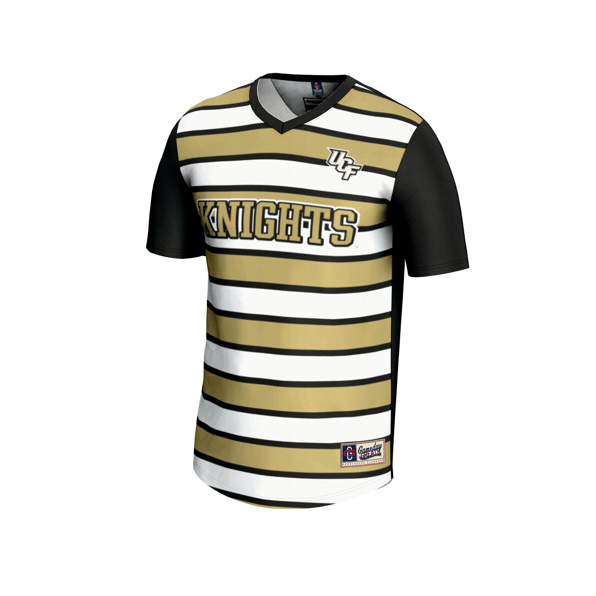 UCF Knights Unisex Lightweight Soccer Fashion Jersey Black #1