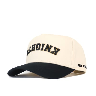 UCF Knights No Rivals Unisex Upside Down Classic Colors Adjustable Hat - Natural/Black