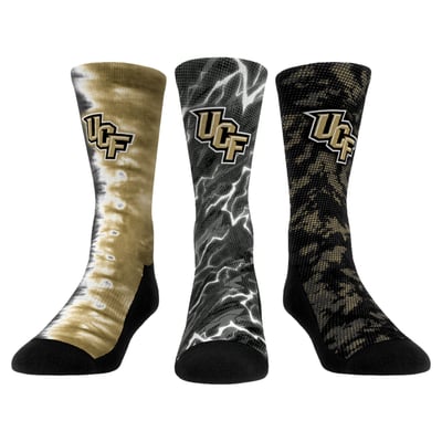 UCF Knights Rock Em Unisex Team Tones Three-Pack Crew Socks