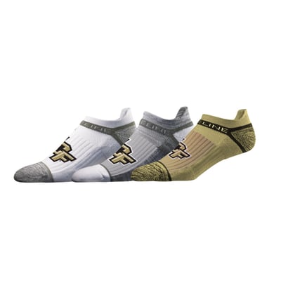 UCF Knights Strideline Unisex Premium 3-Pack Team Logo Ankle Socks Set
