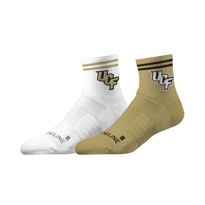 UCF Knights Strideline Unisex Team 2-Pack Half Calf Knit Socks Set