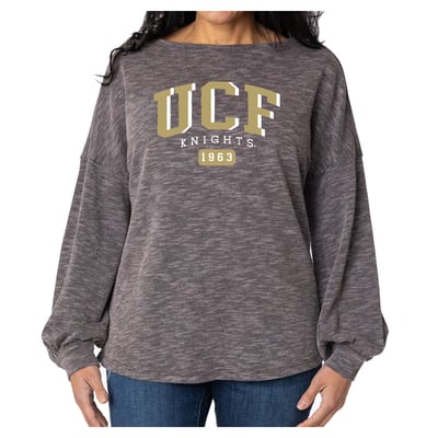 UCF Knights Flying Colors Apparel Women's Josie Balloon Sleeve Long Sleeve Tunic T-Shirt - Black
