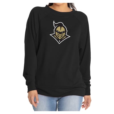 UCF Knights Flying Colors Apparel Women's Rylee Raglan Long Sleeve T-Shirt - Black

