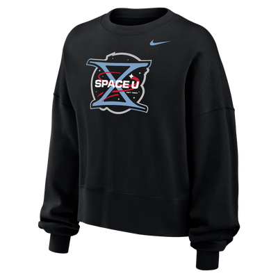 UCF Knights Nike Women's 2026 Space Game Oversized Phoenix Fleece Sweatshirt - Black