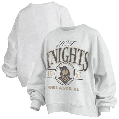 UCF Knights Pressbox Women's Oversized Vinson Melange Janise Sweatshirt - Heather Gray