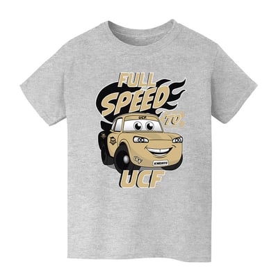  UCF Knights Vive La Fete Youth Full Speed T-Shirt - Gray