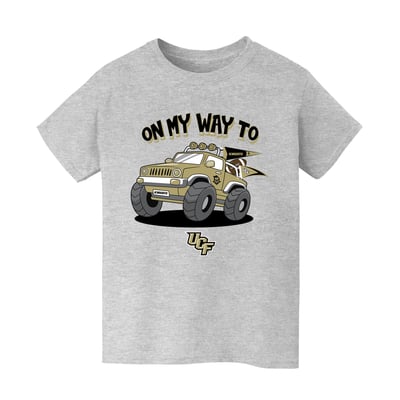 UCF Knights Vive La Fete Youth On My Way T-Shirt - Gray