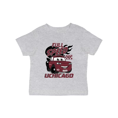UChicago Maroons Vive La Fete Infant Full Speed T-Shirt - Gray