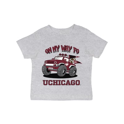 UChicago Maroons Vive La Fete Infant On My Way T-Shirt - Gray