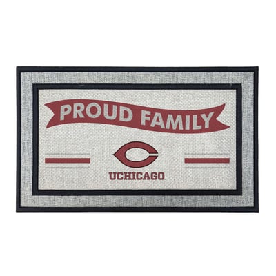 UChicago Maroons Jardine 18" x 30" Proud Family Doormat