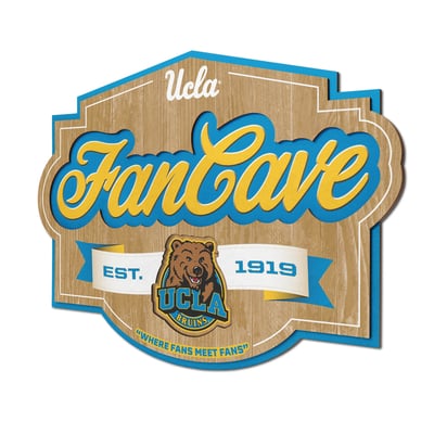 UCLA Bruins Fanpoint 12.5" x 17" Fan Cave Sign