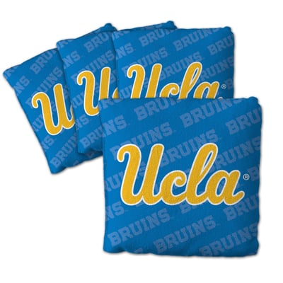 UCLA Bruins Fanpoint Four-Piece Cornhole Bag Set