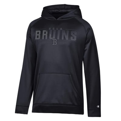 UCLA Bruins Champion Blackout Fleece Hoodie - Black