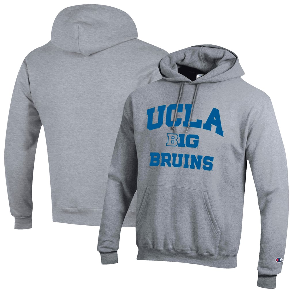 UCLA Bruins Champion Big 10 Powerblend Pullover Hoodie - Gray