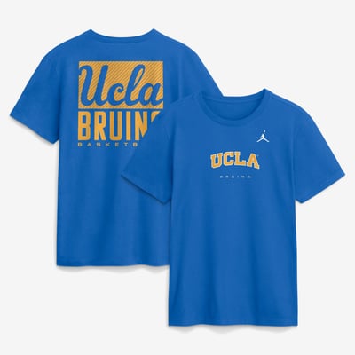  UCLA Bruins Jordan Brand Courtside Dri-FIT T-Shirt - Blue