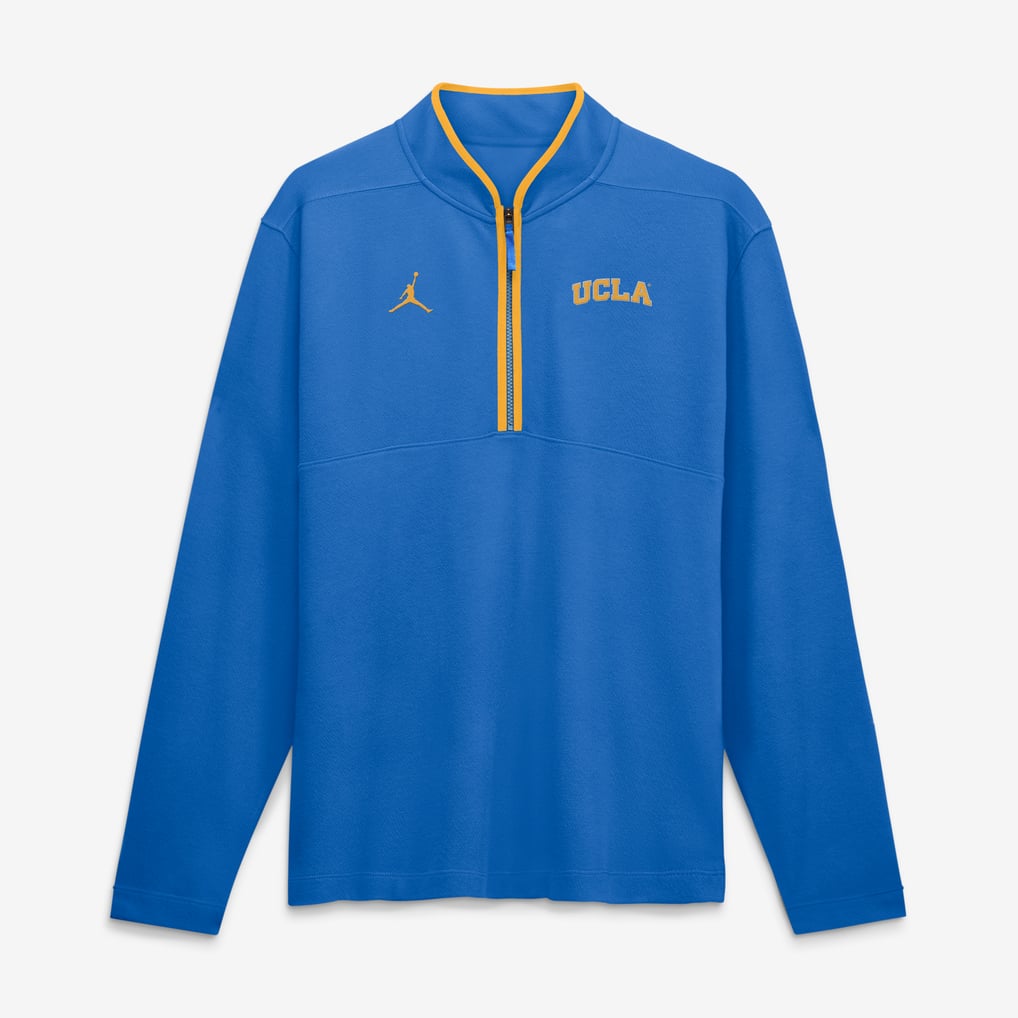  UCLA Bruins Jordan Brand Courtside Victory Dri-FIT Half-Zip Pullover - Blue