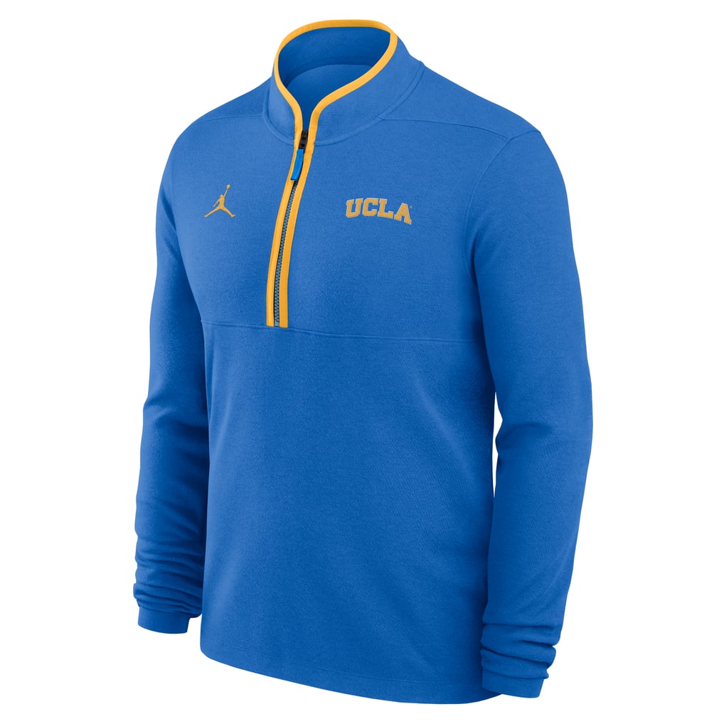  UCLA Bruins Jordan Brand Courtside Victory Dri-FIT Half-Zip Pullover - Blue