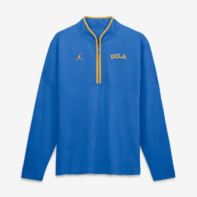  UCLA Bruins Jordan Brand Courtside Victory Dri-FIT Half-Zip Pullover - Blue
