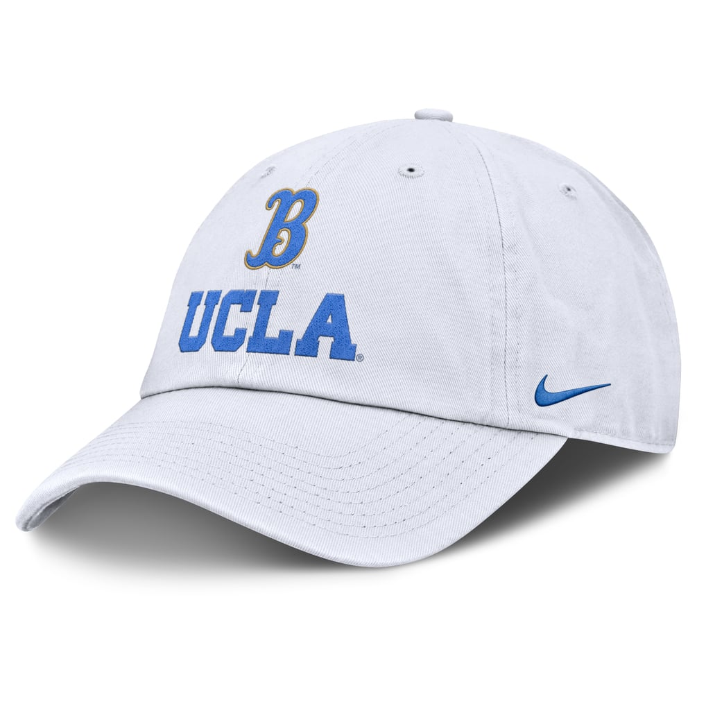 UCLA Bruins Nike 2025 Sideline Club Adjustable Hat - White