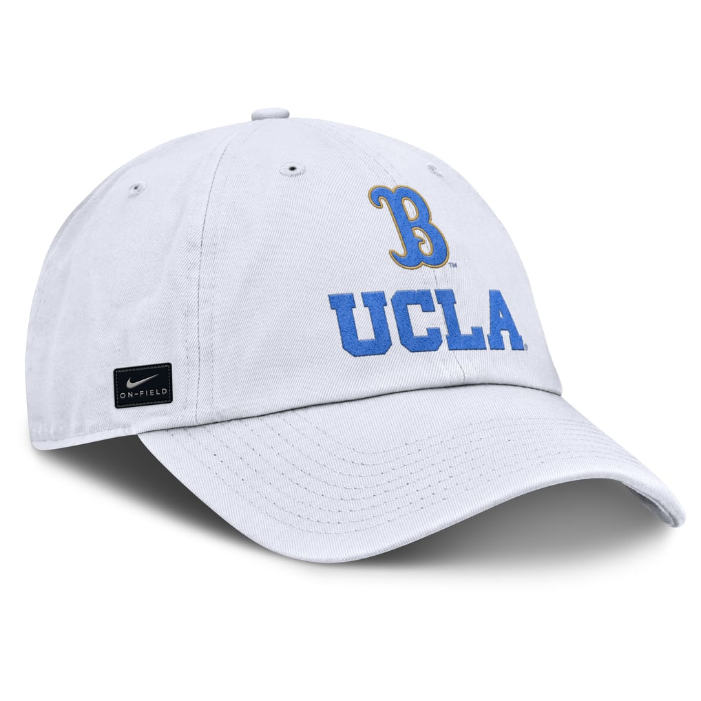 UCLA Bruins Nike 2025 Sideline Club Adjustable Hat - White