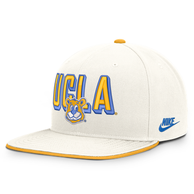  UCLA Bruins Nike Legacy Letter & Mascot Pro Snapback Hat - White