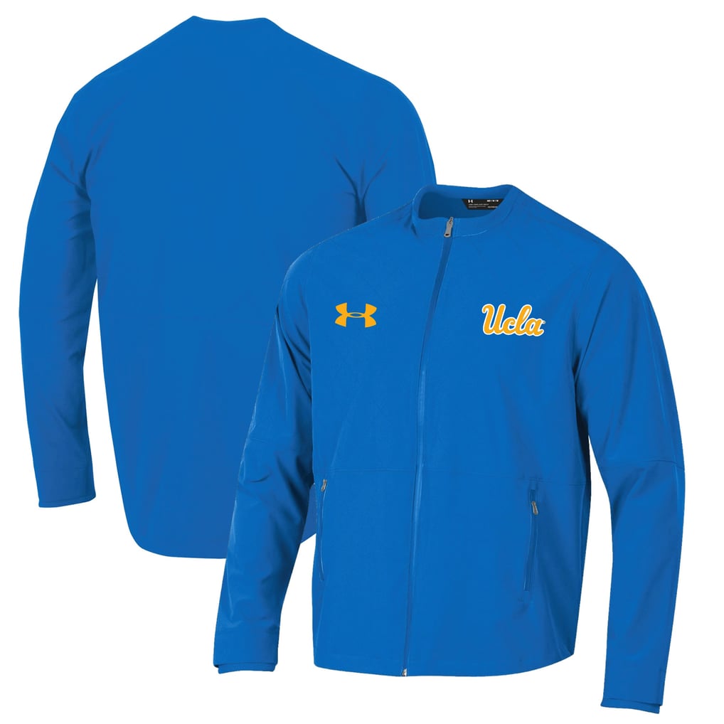 UCLA Bruins Under Armour Woven Warm-Up Performance Full-Zip Jacket - Blue