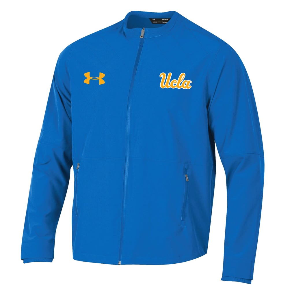 UCLA Bruins Under Armour Woven Warm-Up Performance Full-Zip Jacket - Blue