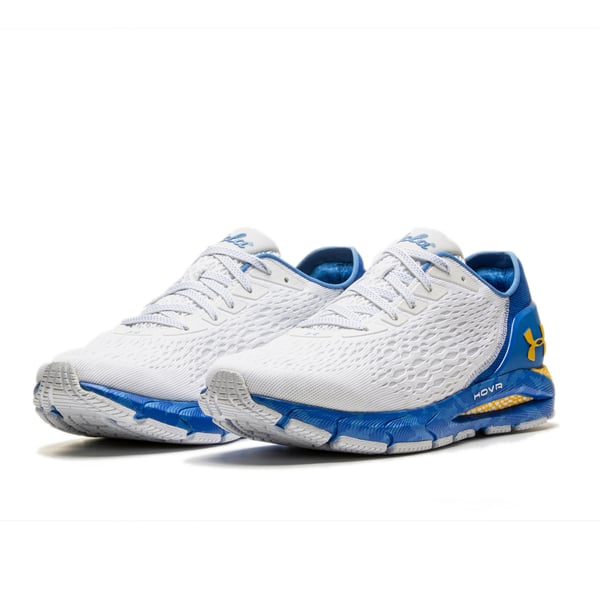UCLA Bruins Under Armour HOVR Sonic 3 Running Shoe - White display picture 3