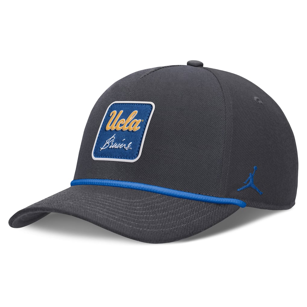 UCLA Bruins Nike Unisex Script Rope Rise Adjustable Hat - Anthracite