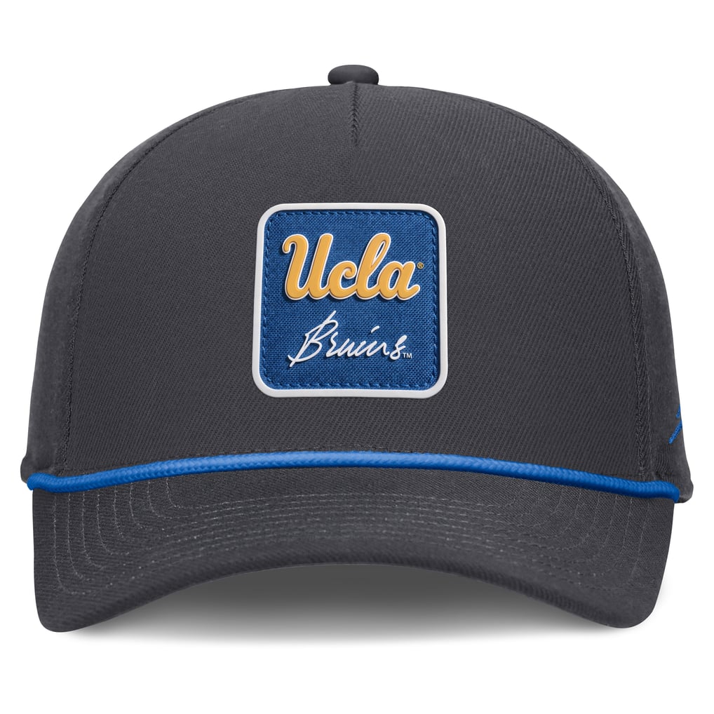 UCLA Bruins Nike Unisex Script Rope Rise Adjustable Hat - Anthracite