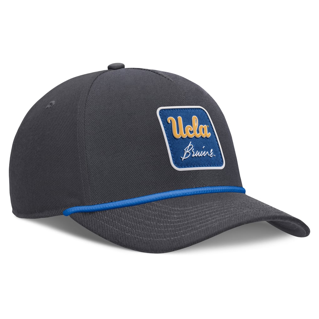 UCLA Bruins Nike Unisex Script Rope Rise Adjustable Hat - Anthracite
