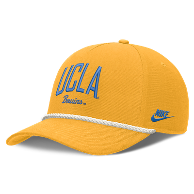 UCLA Bruins Nike Unisex Letter Rope Rise Adjustable Hat - Gold
