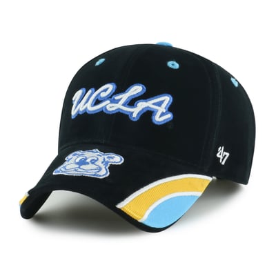 UCLA Bruins '47 Women's Velvet Denim Script MVP Adjustable Hat - Black