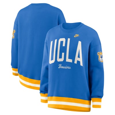  UCLA Bruins Nike Women's Oversized Legacy Arch Phoenix Sweatshirt - Blue