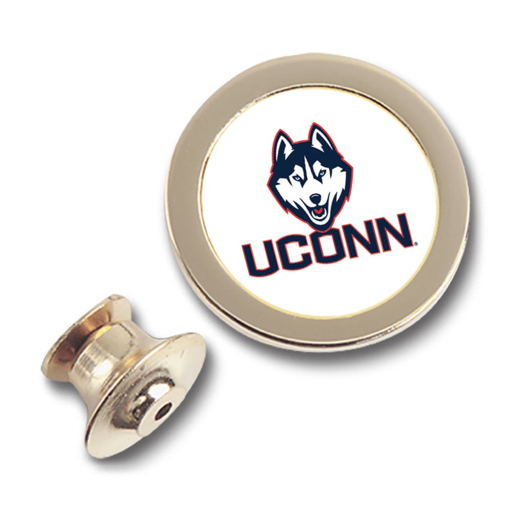 UConn Huskies Team Logo Lapel Pin - Gold
