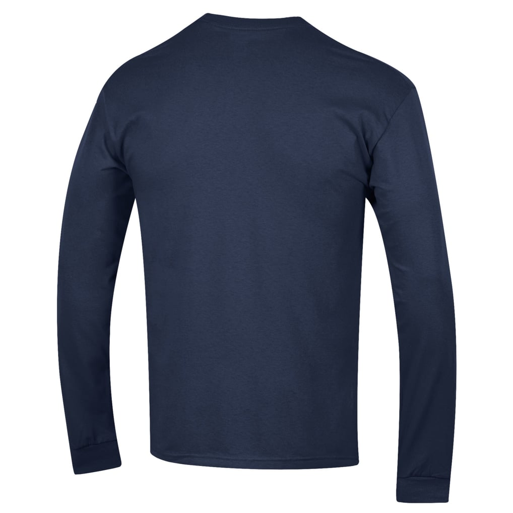  UConn Huskies Champion Athletics Logo Stack Long Sleeve T-Shirt - Navy