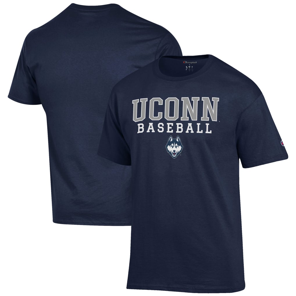 UConn Huskies Champion Baseball Stack T-Shirt - Navy