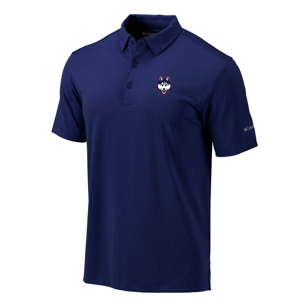 UConn Huskies Columbia Omni-Wick Drive Polo - Navy