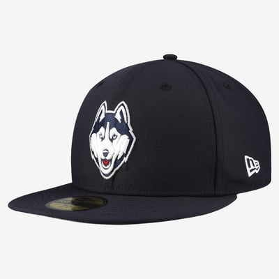 UConn Huskies New Era Core 59FIFTY Fitted Hat - Navy