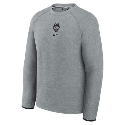  UConn Huskies Nike Tech Fleece Sweatshirt - Gray
