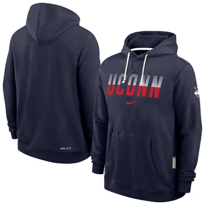 UConn Huskies Nike 2026 Sideline Standard Issue Dri-FIT Hoodie - Navy