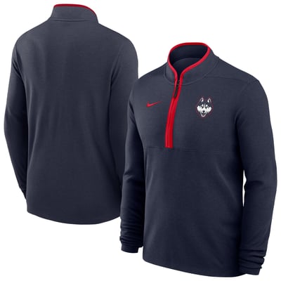 UConn Huskies Nike Basketball Victory Dri-FIT Half-Zip Pullover - Navy