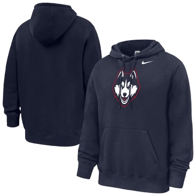 UConn Huskies Nike Club Fleece Hoodie - Navy