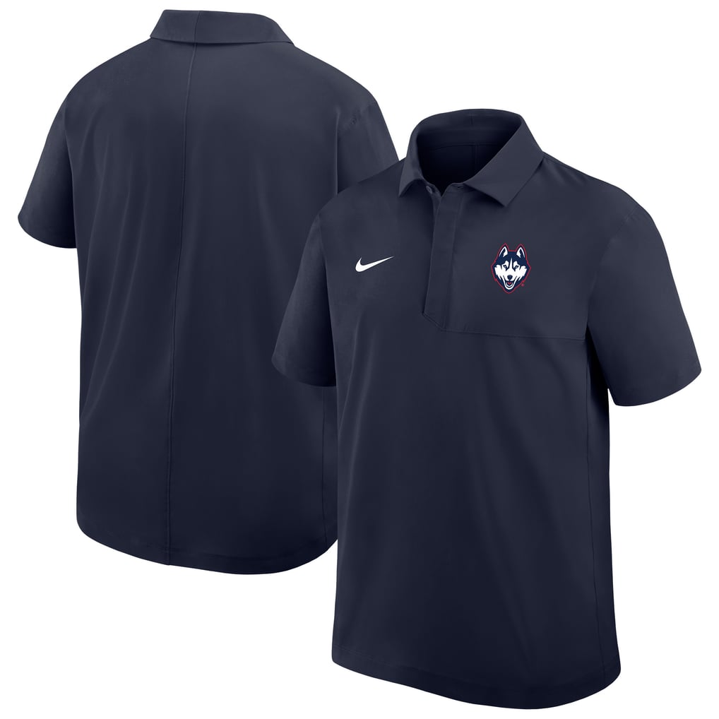 UConn Huskies Nike Woven Polo - Navy