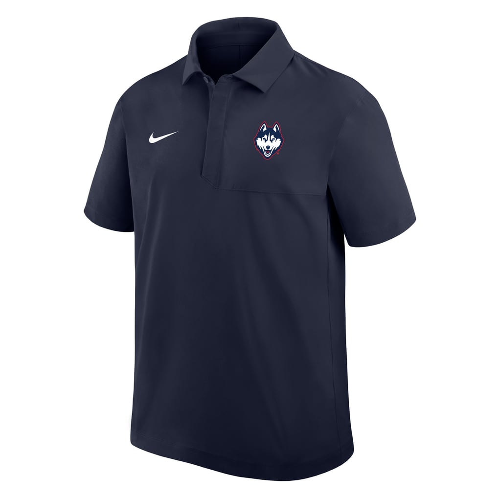 UConn Huskies Nike Woven Polo - Navy