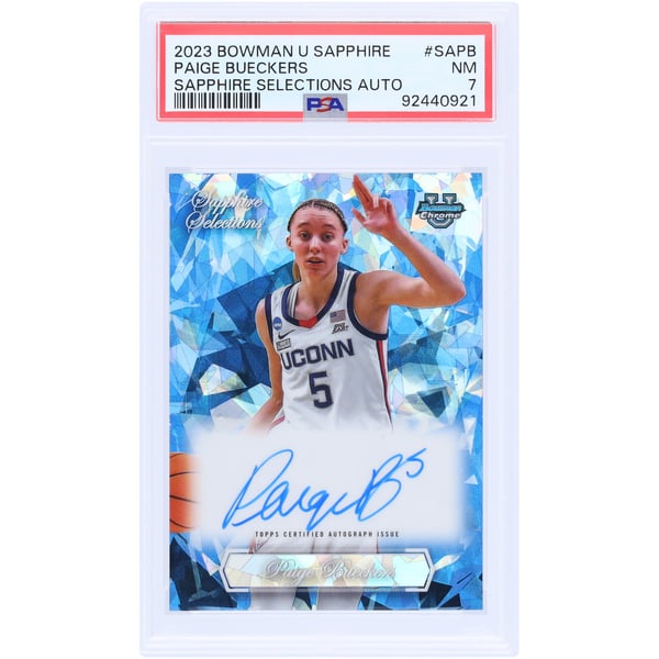 Paige Bueckers UConn Huskies Autographed 2023-24 Bowman Chrome U 